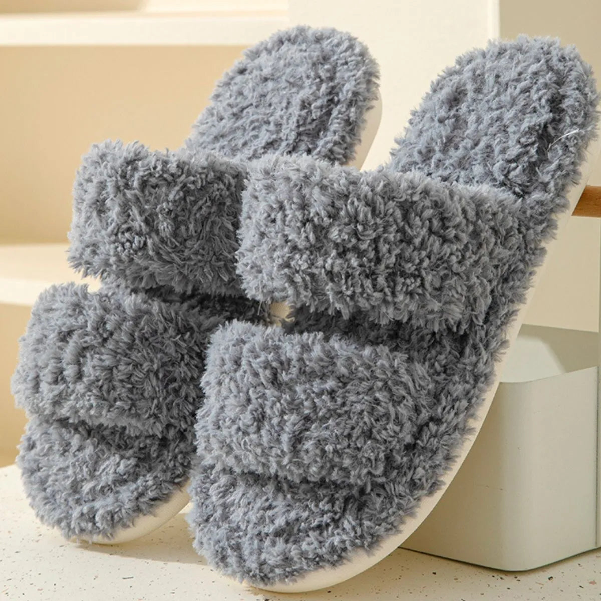 Open Toe Flats Slippers