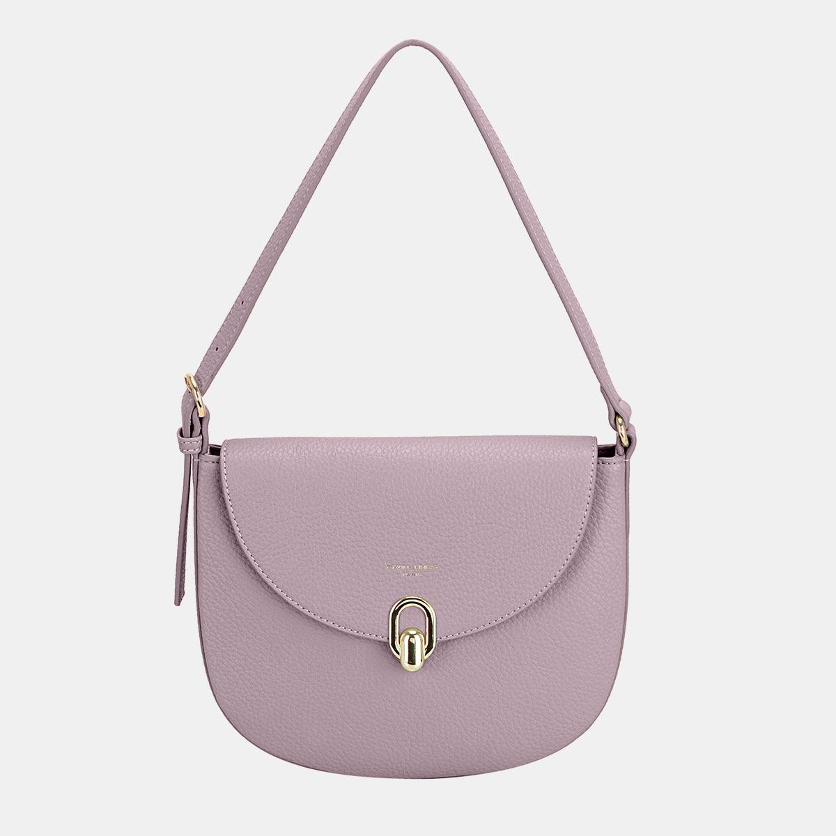 David Jones Metal Buckle Shoulder Bag Lilac One Size