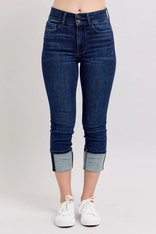 Judy Blue High-Waist Double Waist Band Skinny Jeans DK