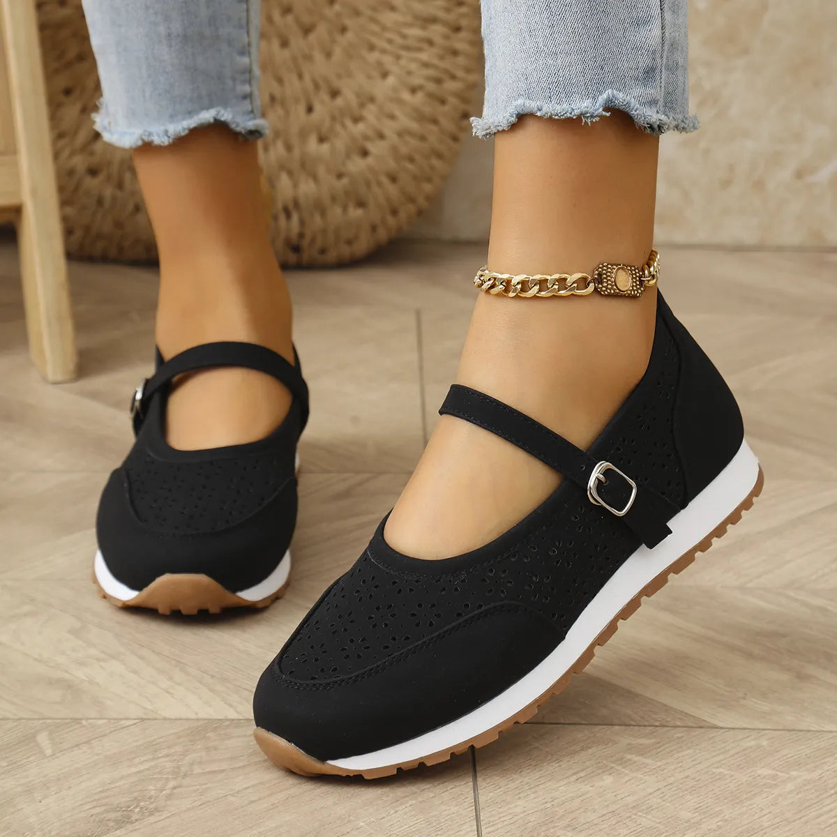 Round Toe Flats Sneakers