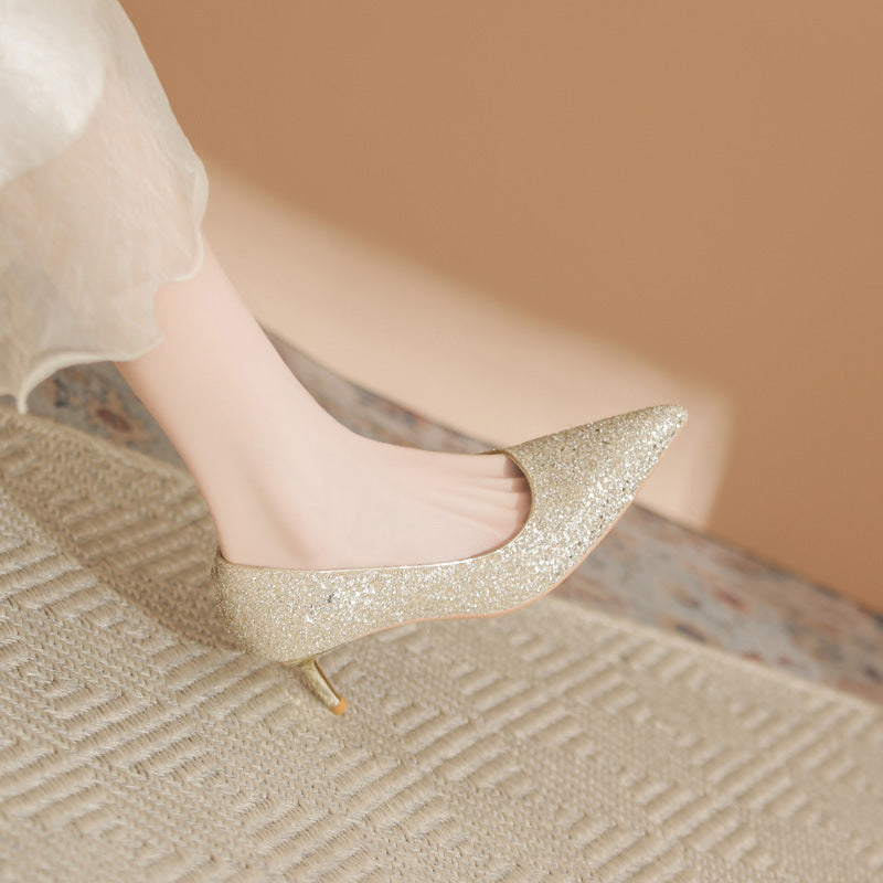 Point Toe Stiletto Pumps
