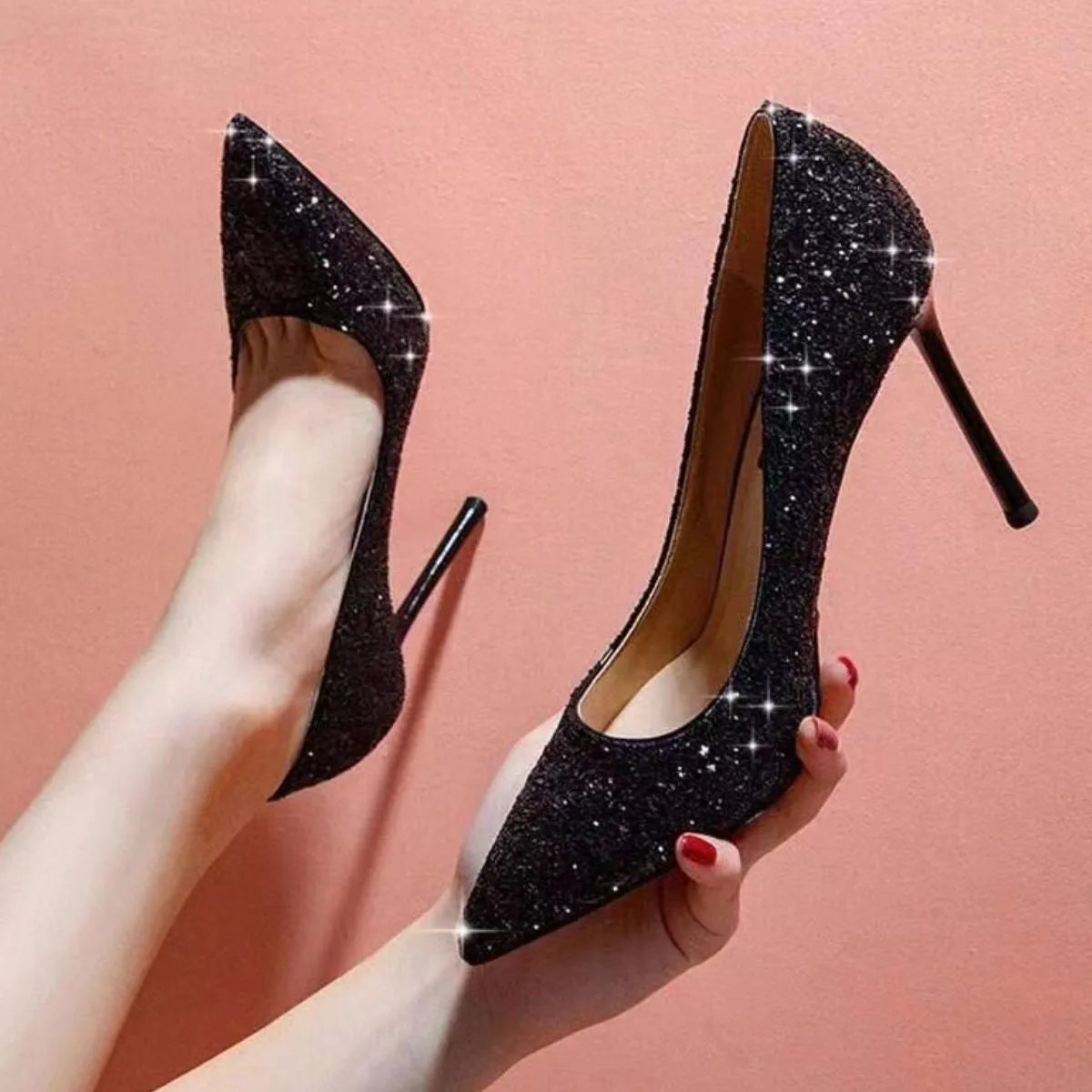 Point Toe Stiletto Pumps