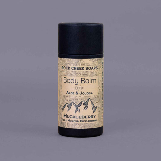 HUCKLEBERRY BODY BALM | Solid Lotion Bar - Sweet & Juicy Wild Huckleberry