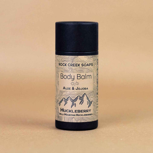 HUCKLEBERRY BODY BALM | Solid Lotion Bar - Sweet & Juicy Wild Huckleberry