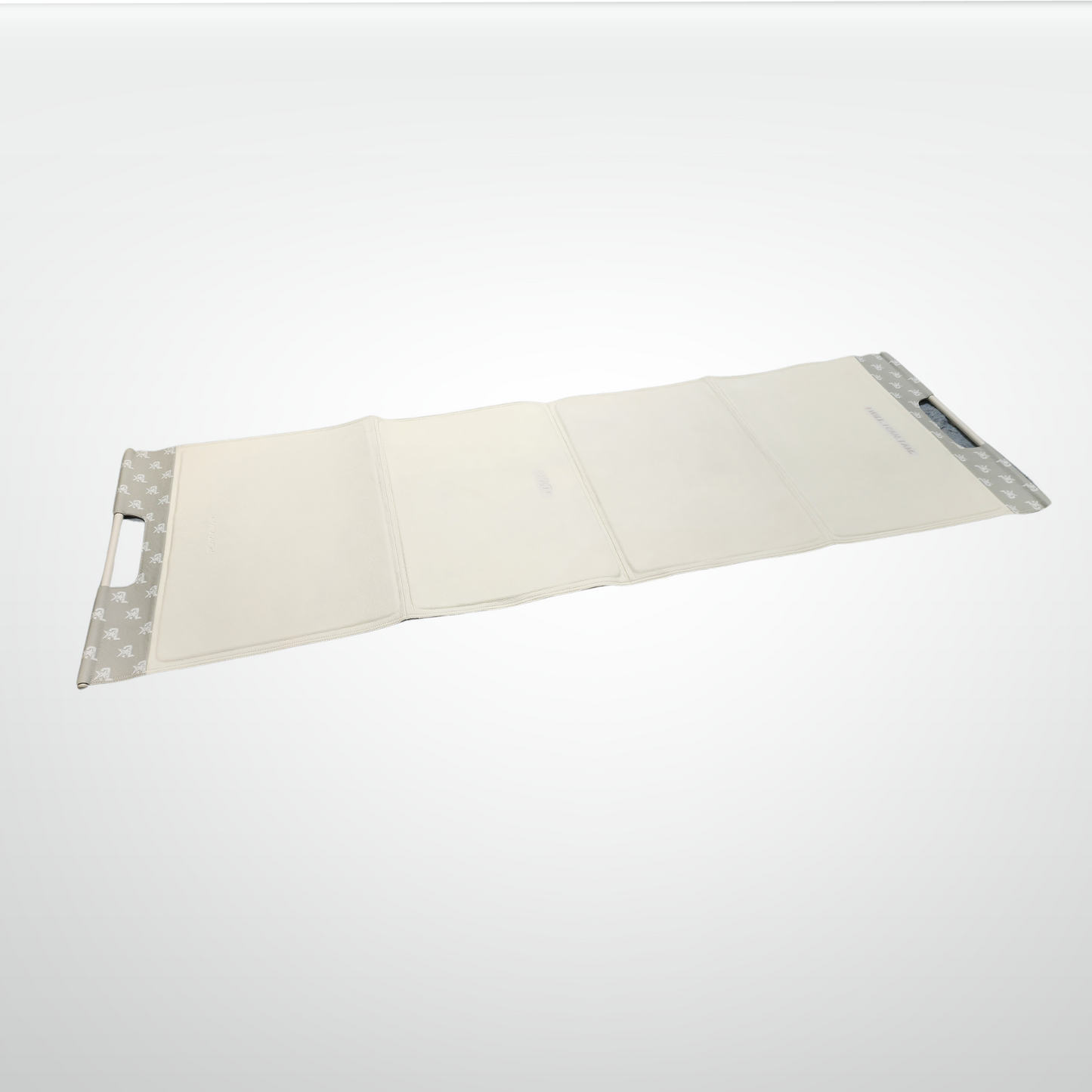 I AM Handcrafted Fitness Mat, Leather White