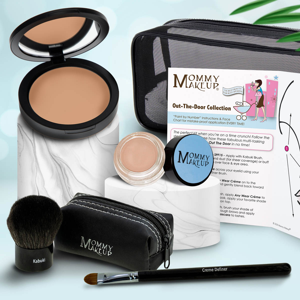 Out The Door Collection | Travel-friendly, Multi-tasking,Talc-free Makeup Set CRAVING (Medium Dark) - For tan to caramel complexions NUDETRALITY - A matte warm nude