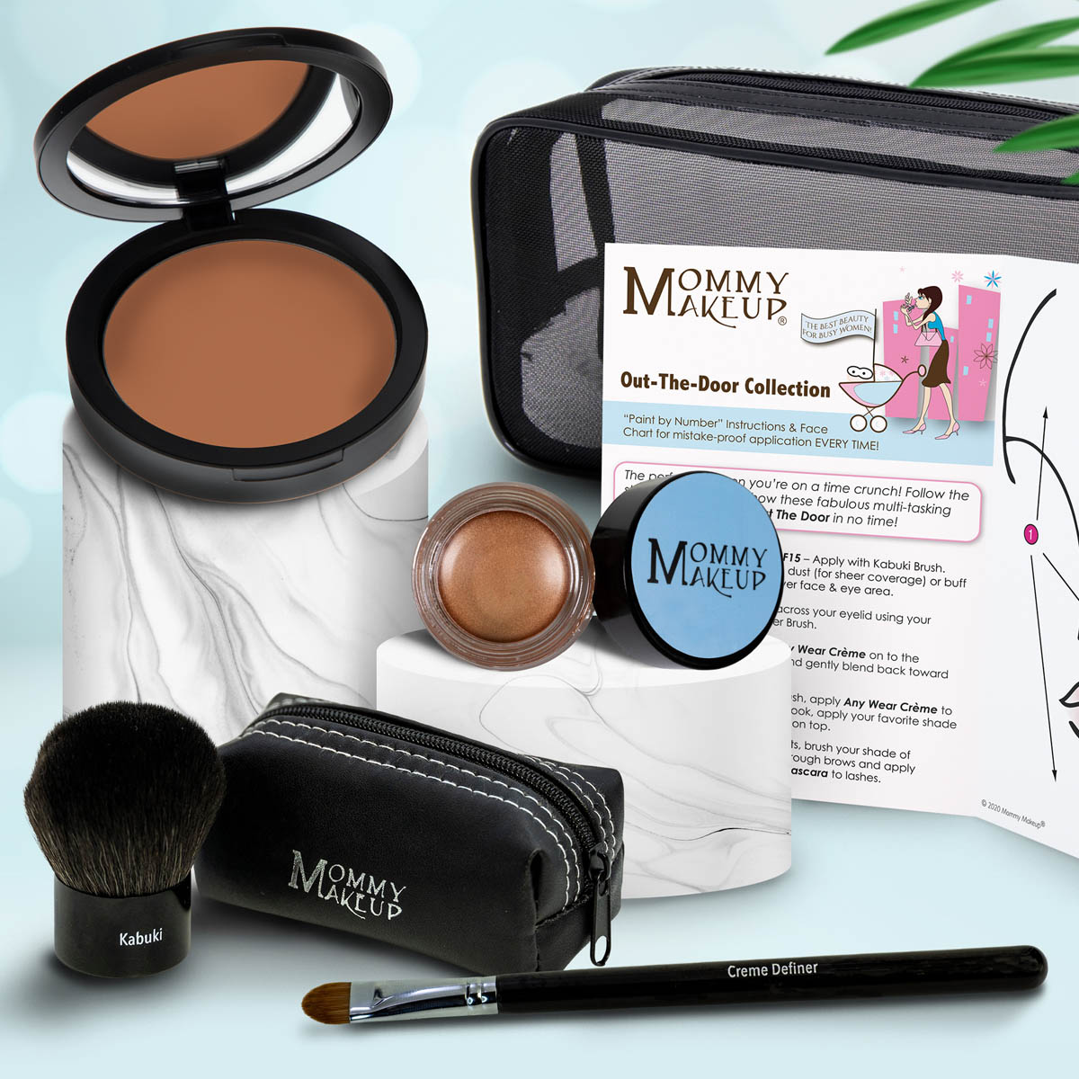 Out The Door Collection | Travel-friendly, Multi-tasking,Talc-free Makeup Set PUDDIN' (Dark) - For darker complexions GOLDEN CARAMEL - A caramel brown with golden shimmer