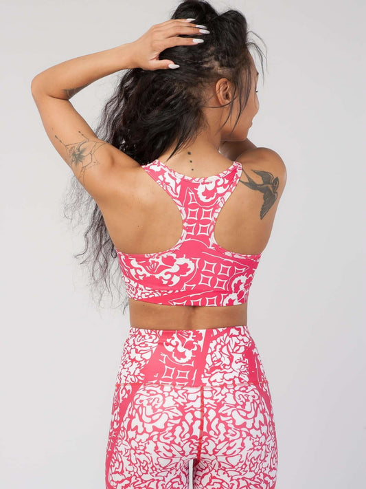 High Fashion Printed Sports Bra