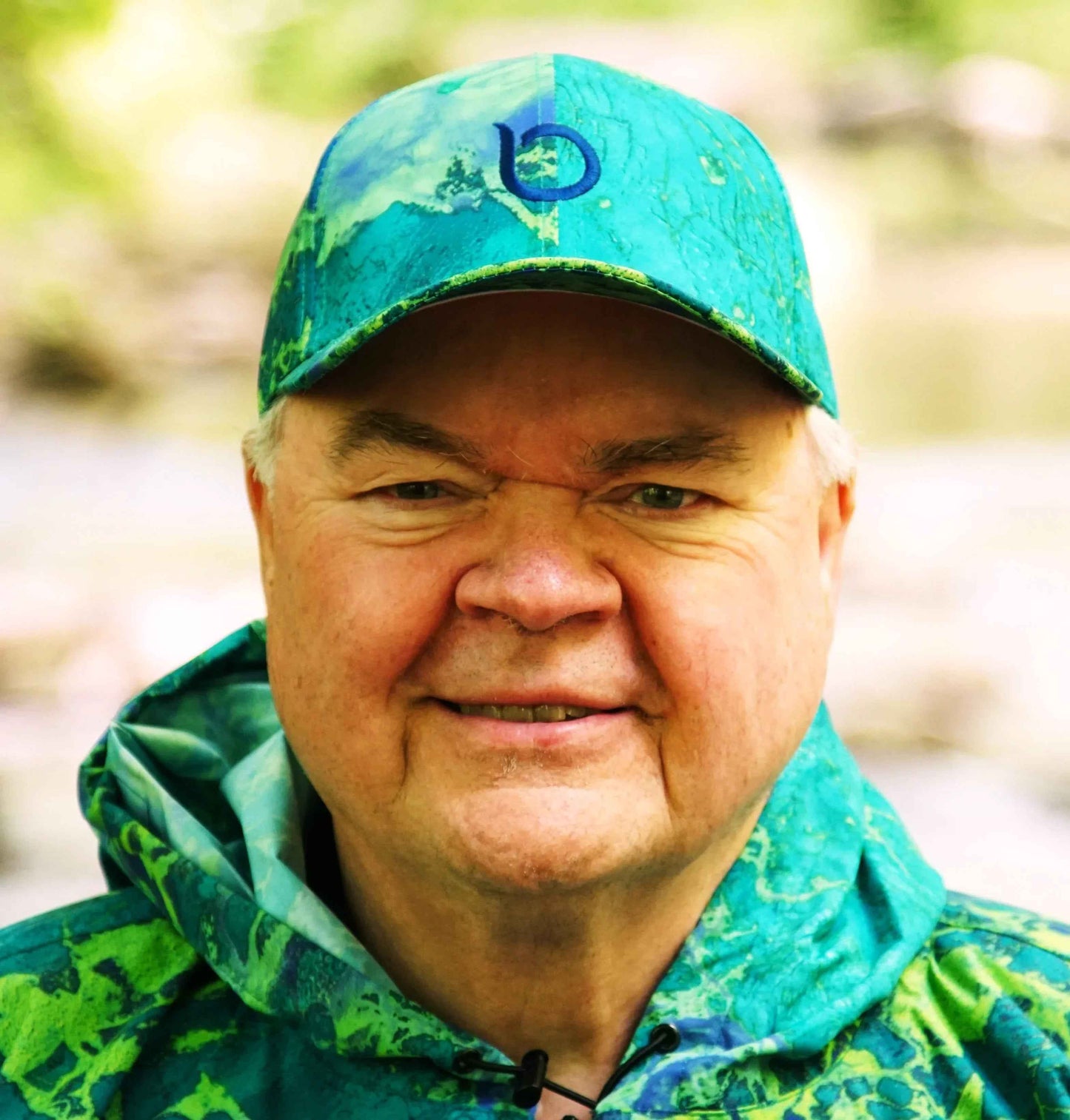 Brella Blue Green Unisex Waterproof Hat