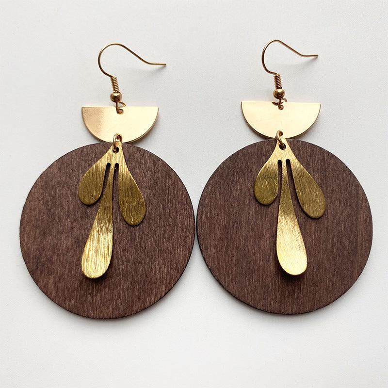 Geometric Drop Earrings Style A One Size