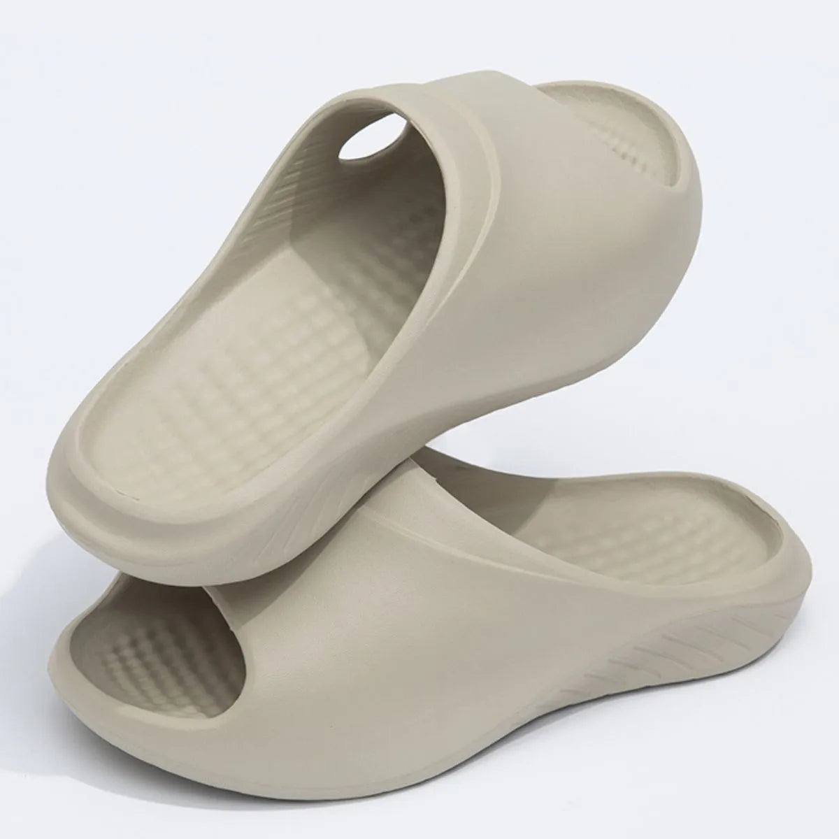 Open Toe Platform Slippers