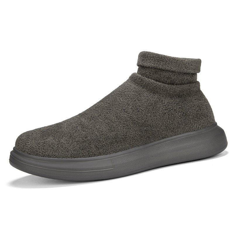 Round Toe Platform Sneakers
