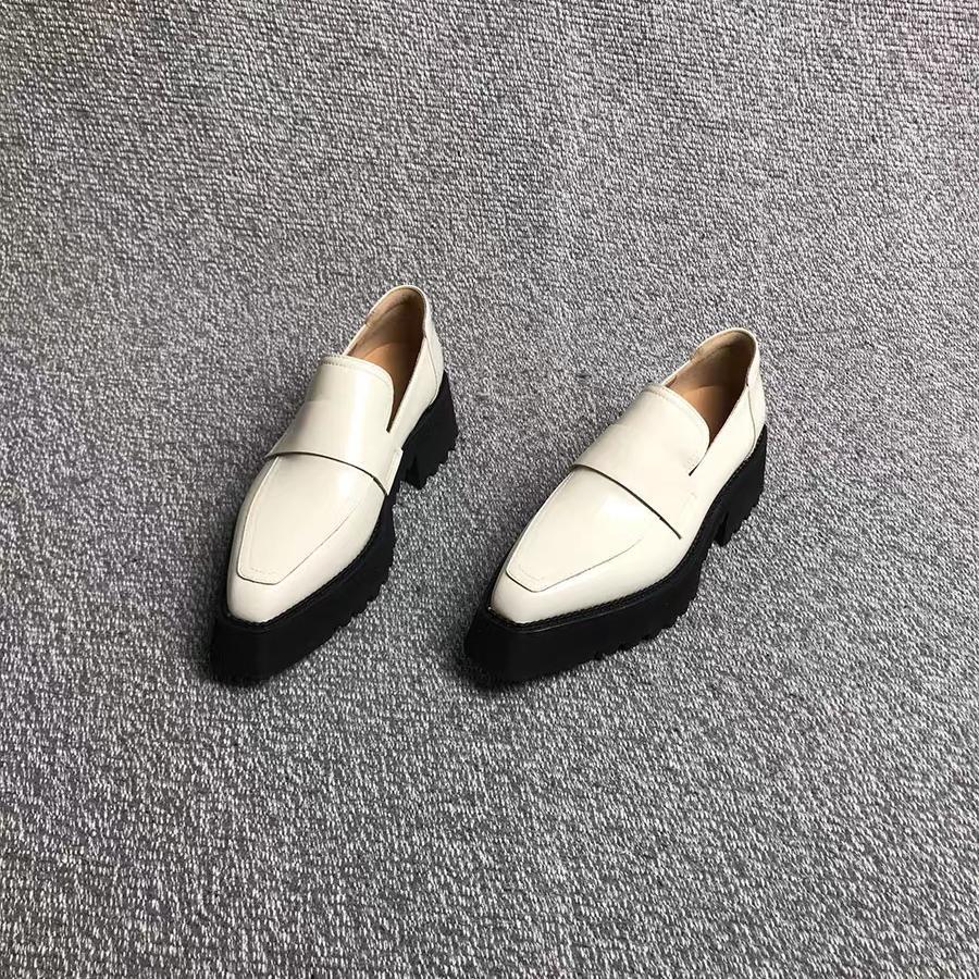 Chunky Platform Slip-On Loafers