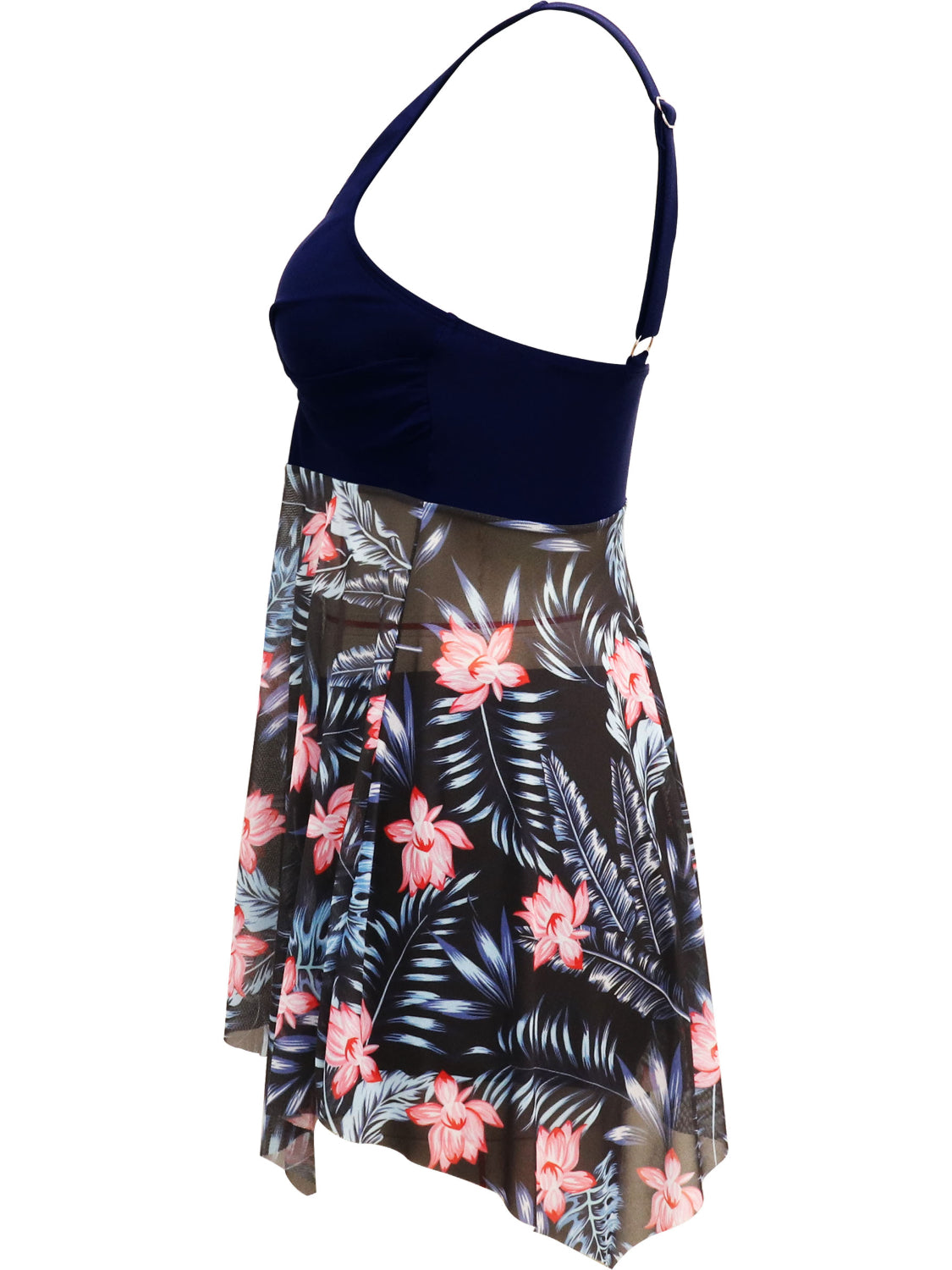 Printed Wide Strap Two-Piece Swim Set