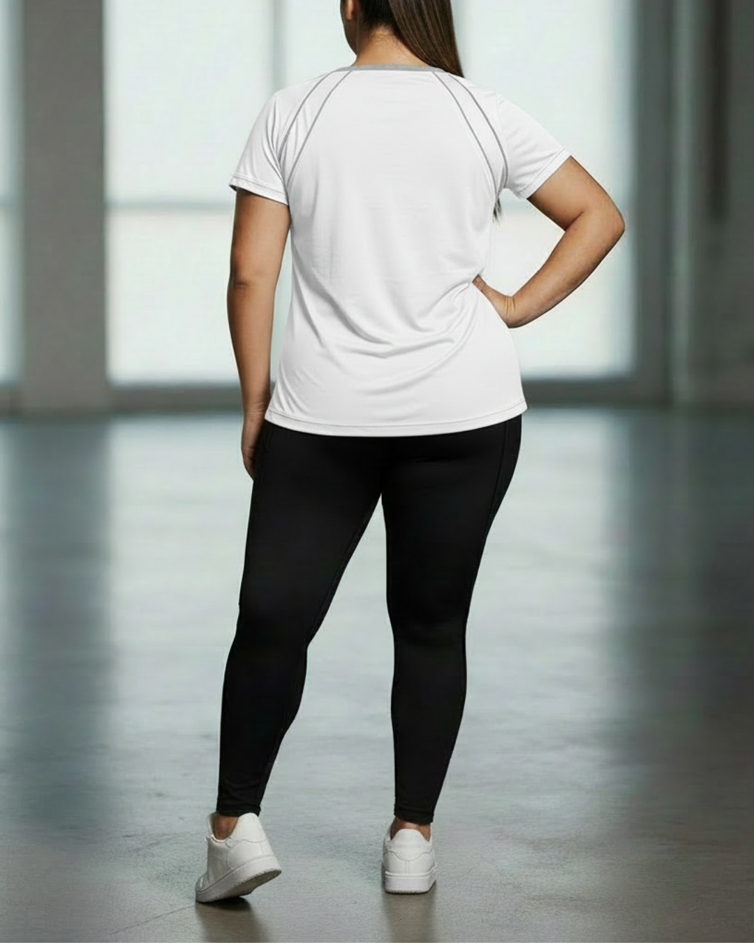 Sport Tee with Contrast Piping
