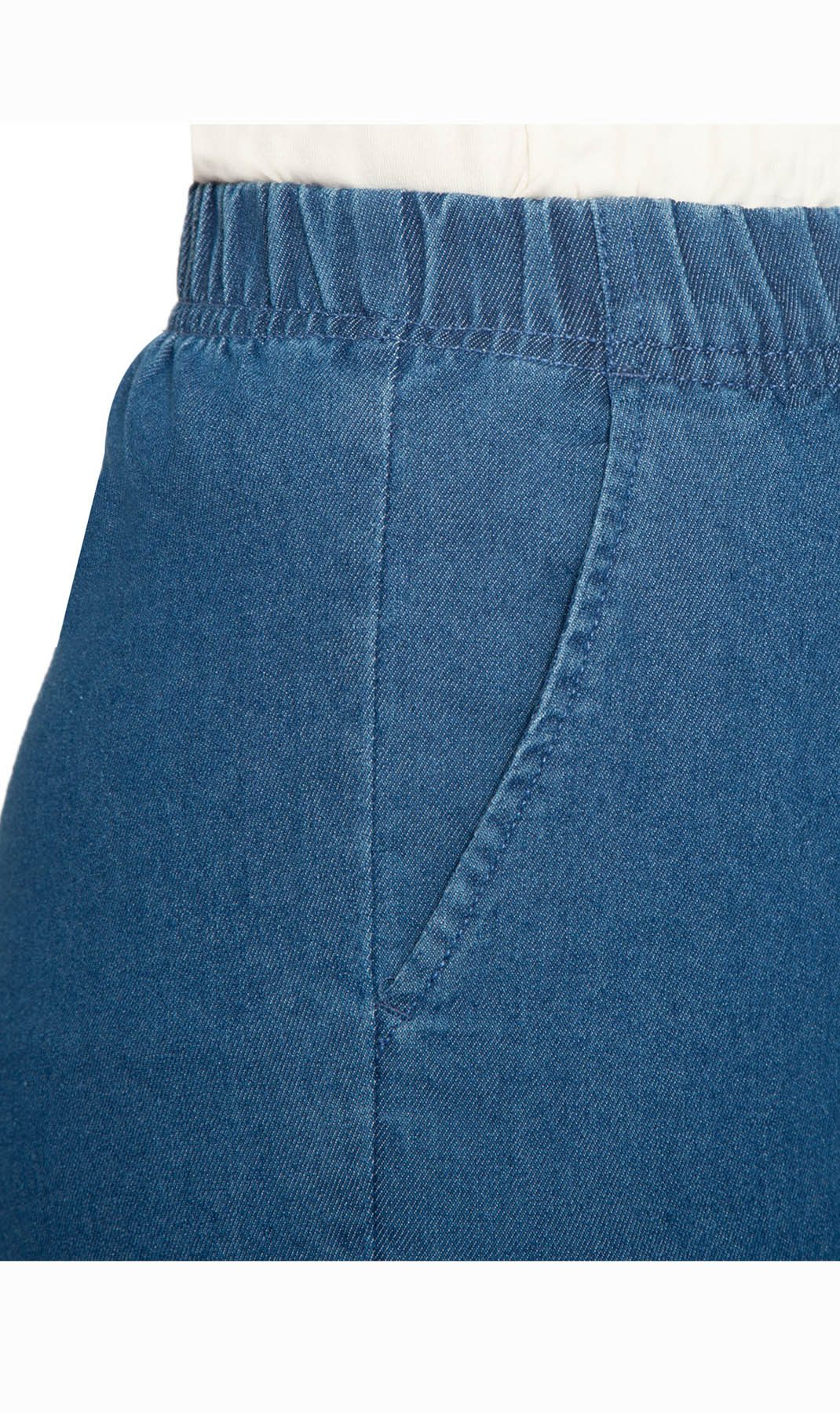 Women’s Lightweight Stretch Denim Capri Pants – Comfortable Everyday Fit
