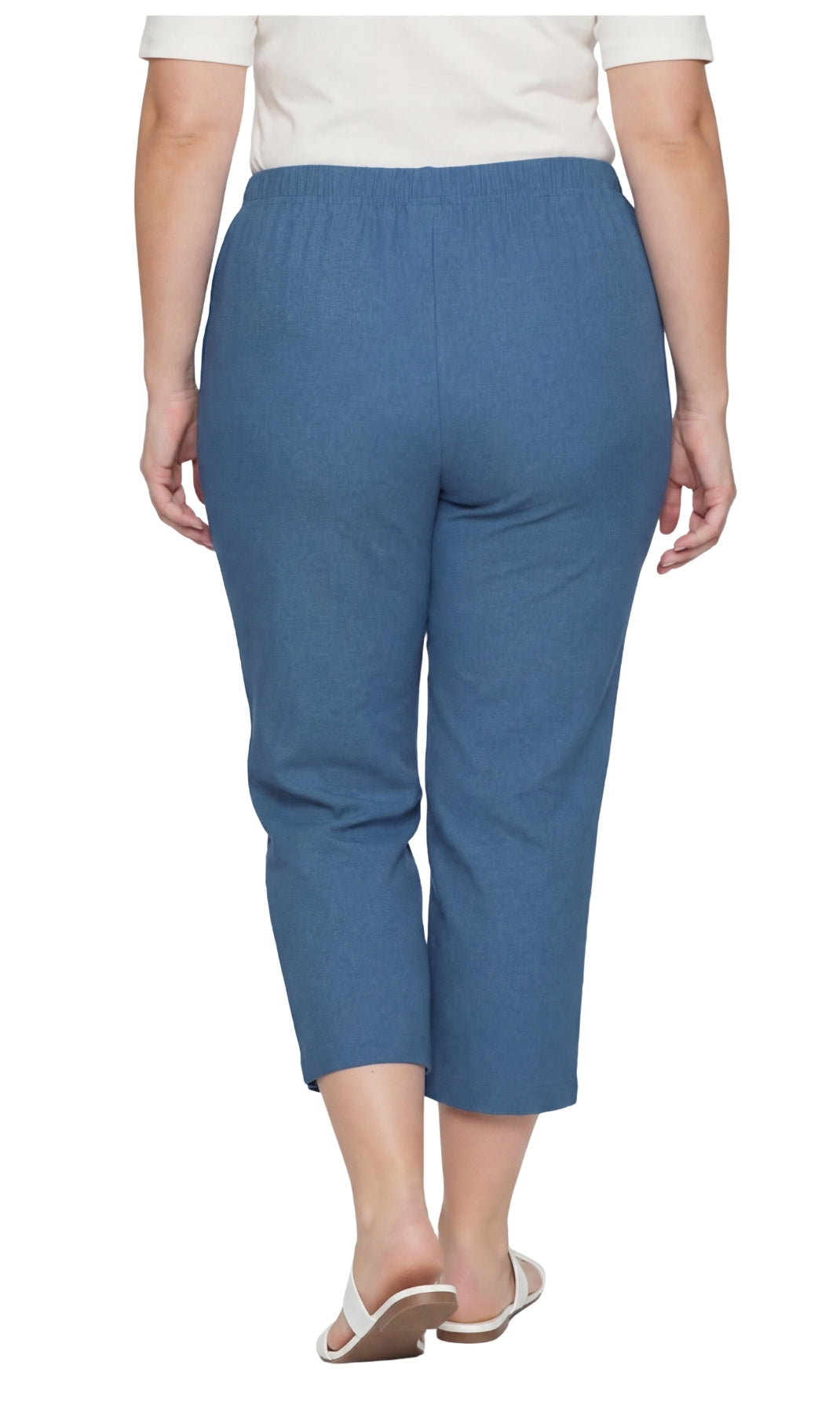 Women’s Lightweight Stretch Denim Capri Pants – Comfortable Everyday Fit