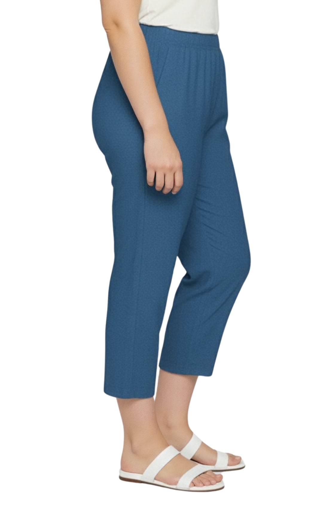 Women’s Lightweight Stretch Denim Capri Pants – Comfortable Everyday Fit