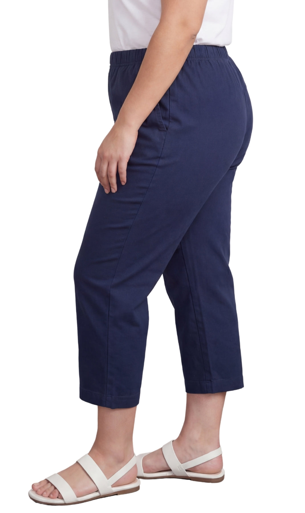 Women’s Lightweight Stretch Denim Capri Pants – Comfortable Everyday Fit