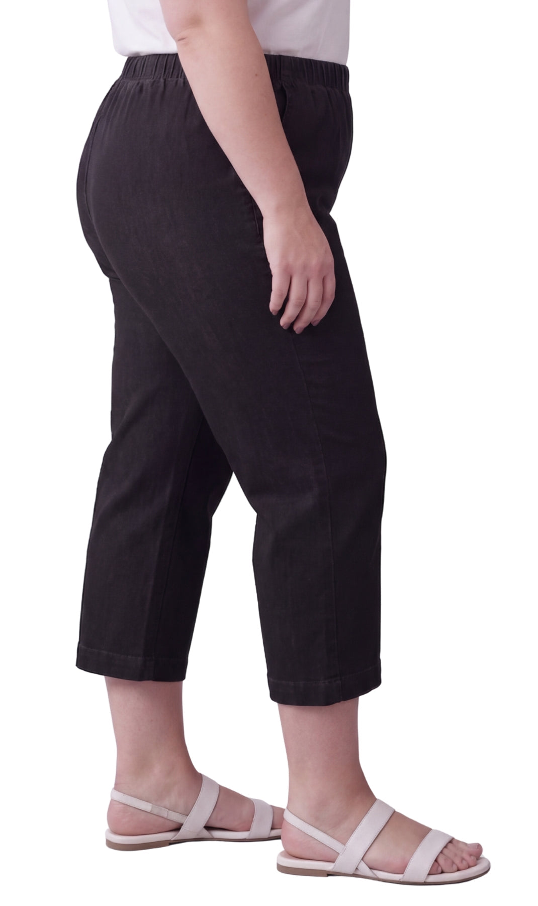 Women’s Lightweight Stretch Denim Capri Pants – Comfortable Everyday Fit