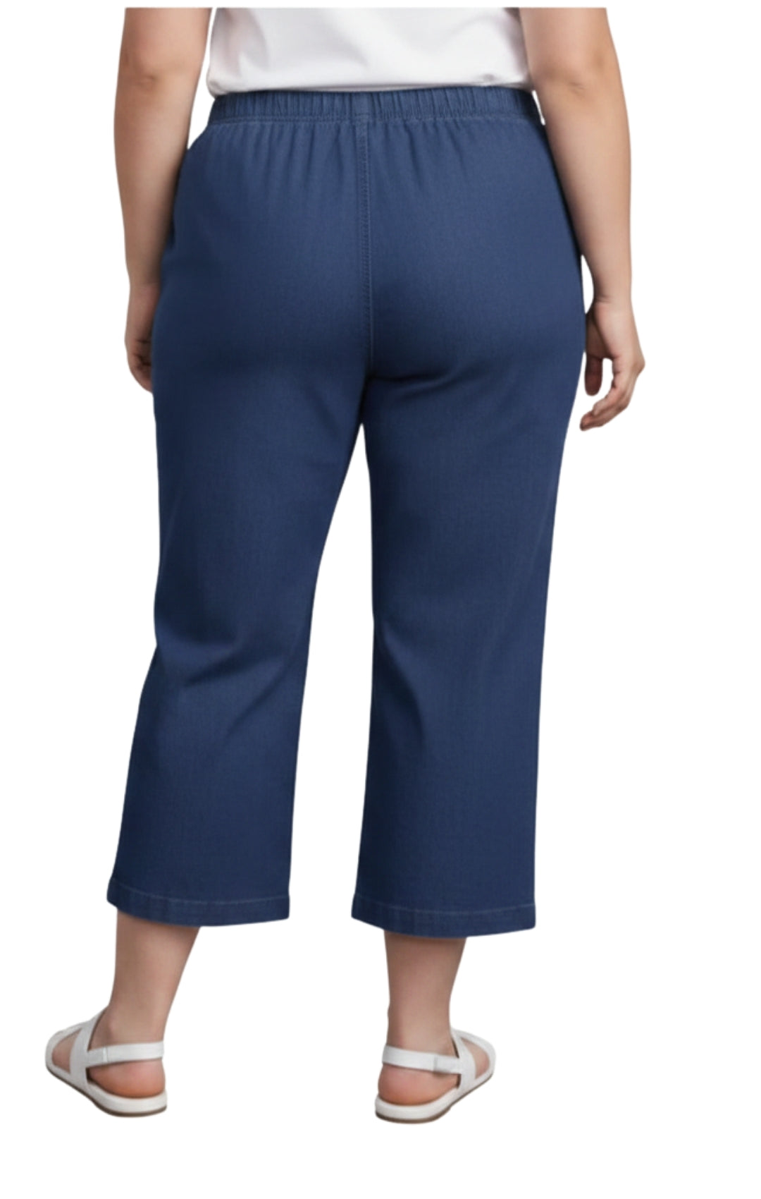Women’s Lightweight Stretch Denim Capri Pants – Comfortable Everyday Fit