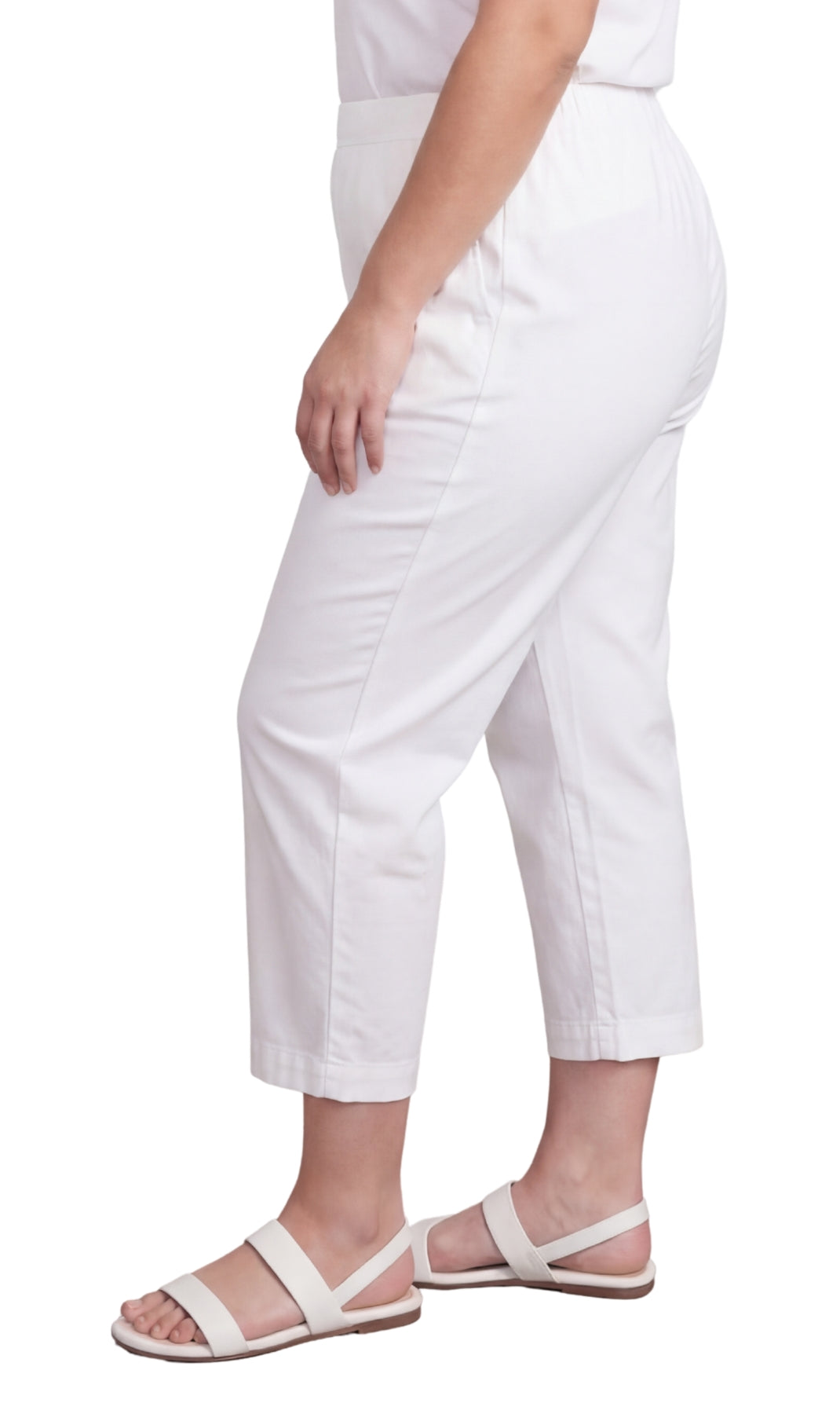 Women’s Lightweight Stretch Denim Capri Pants – Comfortable Everyday Fit