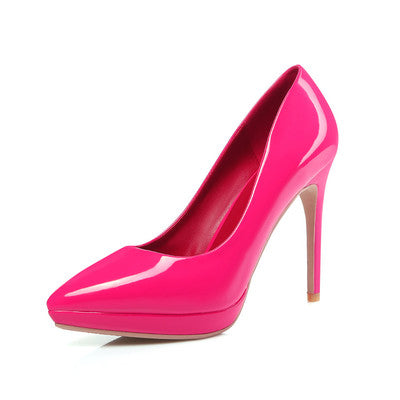 Stiletto pointed high heels See size chart under “more details”