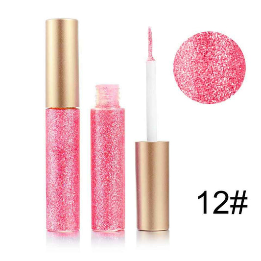 Vegan Eyeliner - For Shimmer & Shine in Your Eyes 12 pink