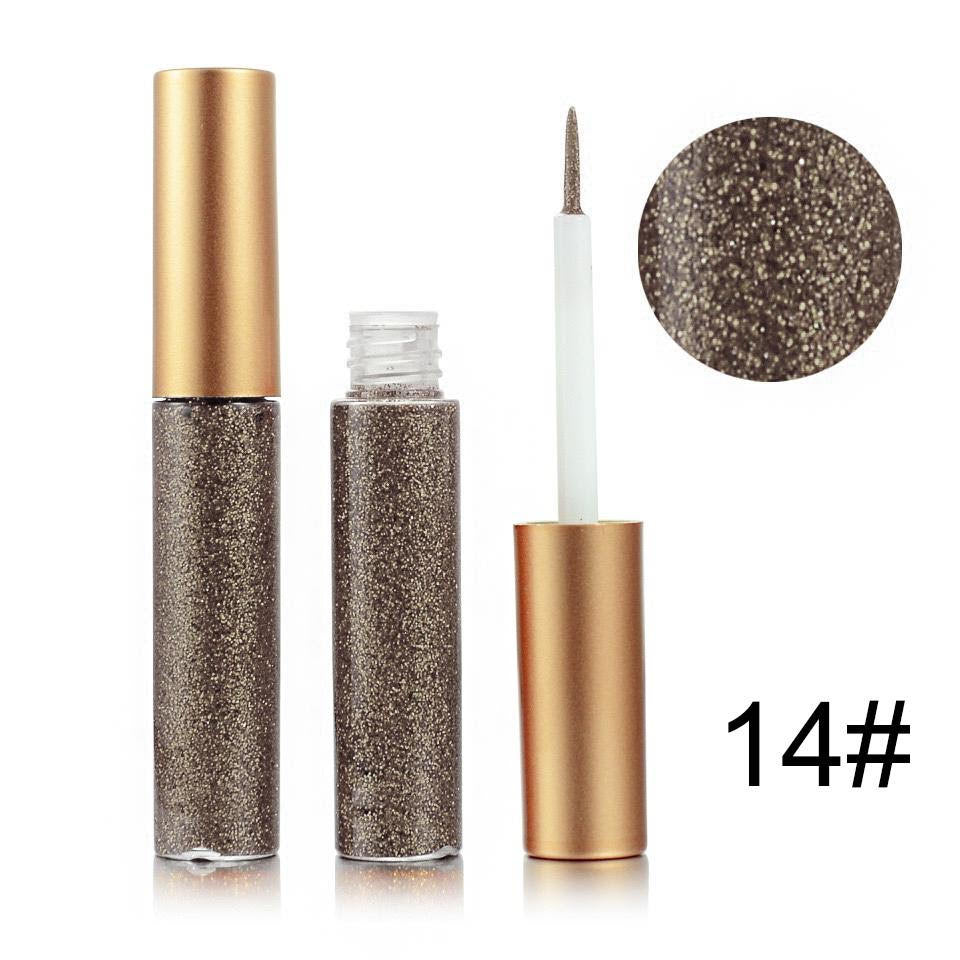 Vegan Eyeliner - For Shimmer & Shine in Your Eyes 14 dark brown