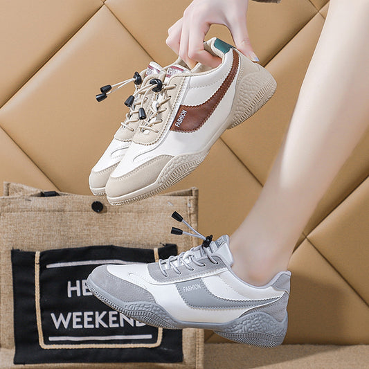 Elastic Lock Laces Flat Breathable Athletic Gray