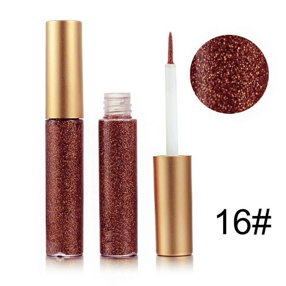 Vegan Eyeliner - For Shimmer & Shine in Your Eyes 16 earth brown