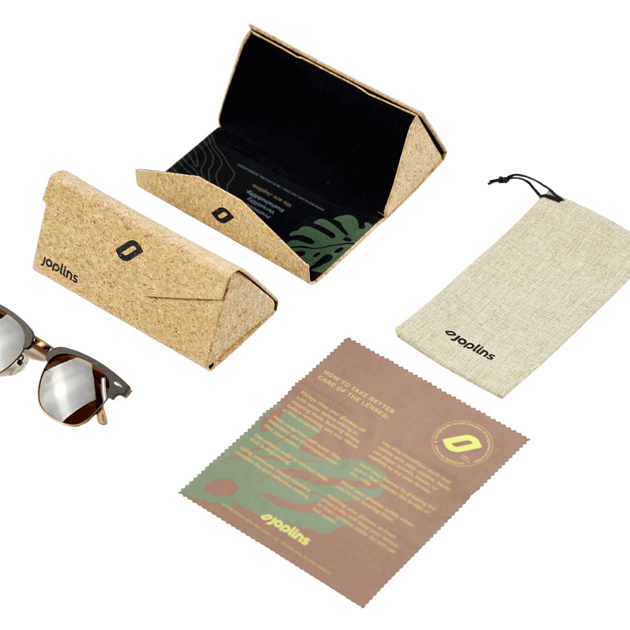 Ganges - Unisex Wood and Bio Acetate Sunglasses