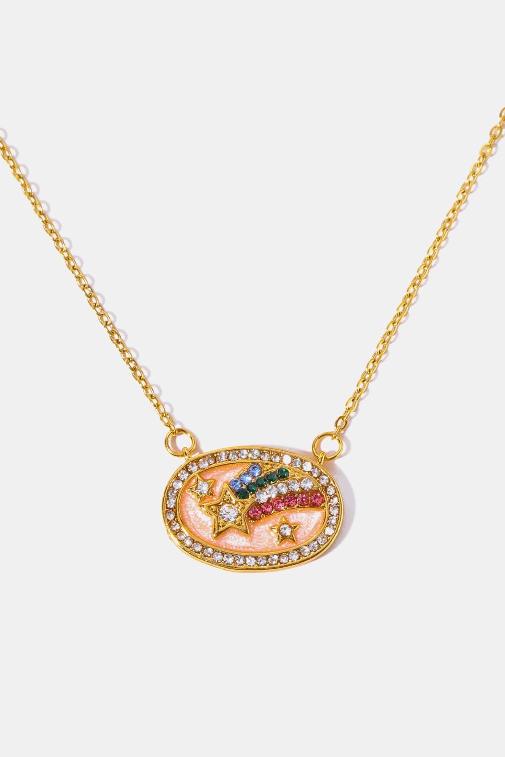 Stars in the Plate Pendant Copper Necklace Dream One Size