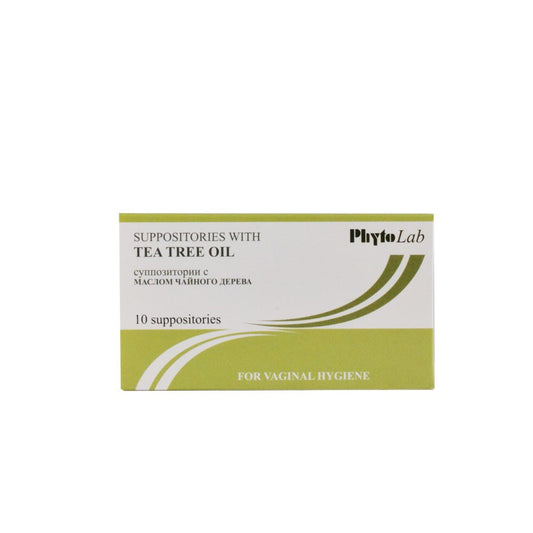 PhytoLab Tea Tree Oils Suppositories for Vaginal Hygiene 10 suppositories
