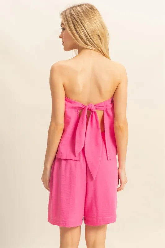HYFVE Tube Top and Flowy Shorts Set
