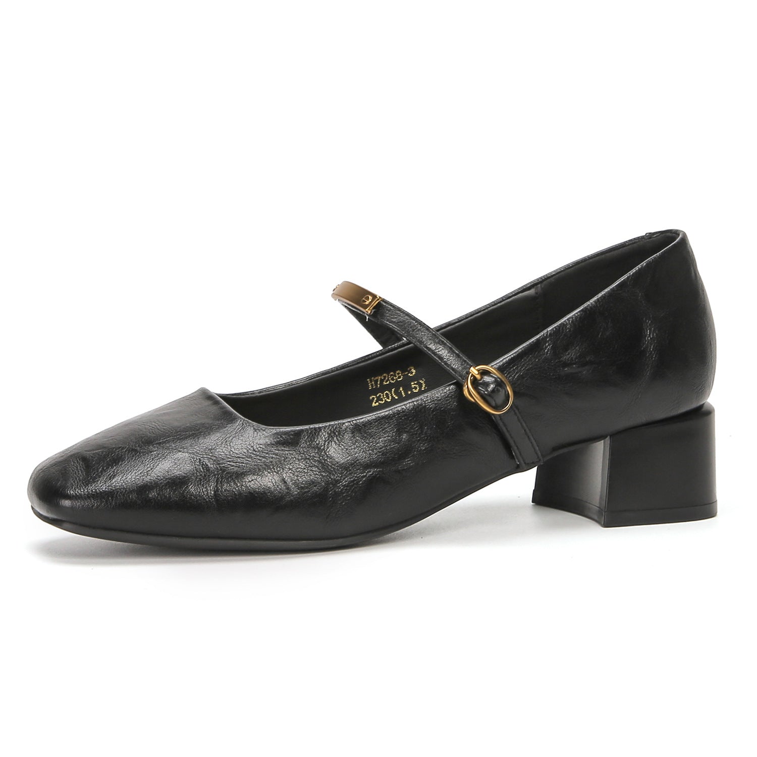 Square Toe Block Heel Pumps