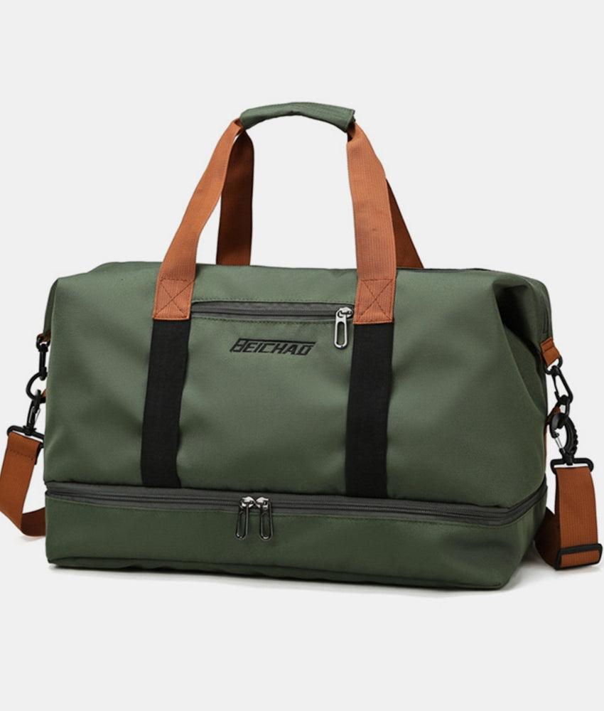Oxford Cloth Oversize Travel Bag Black Forest One Size