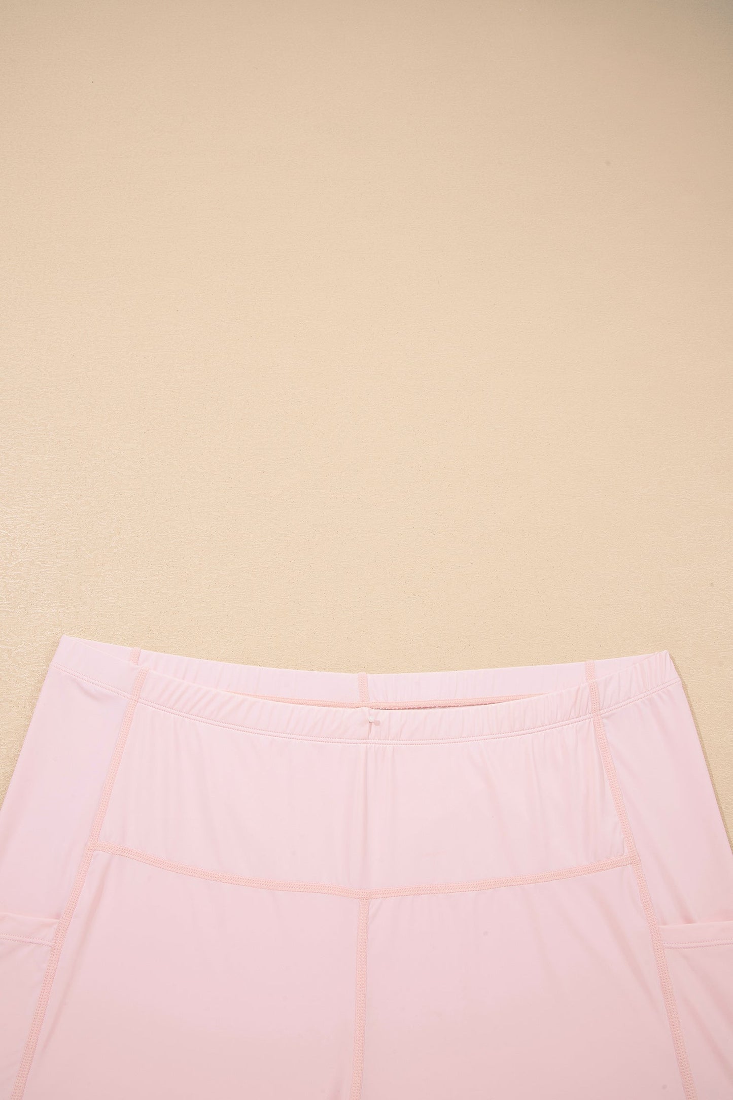 Plus Size Solid Sleeveless Dress & Shorts Set