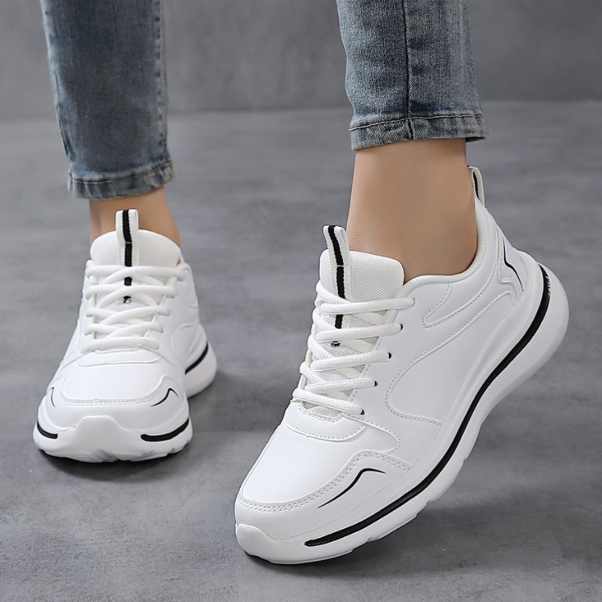 Round Toe Flats Athletic