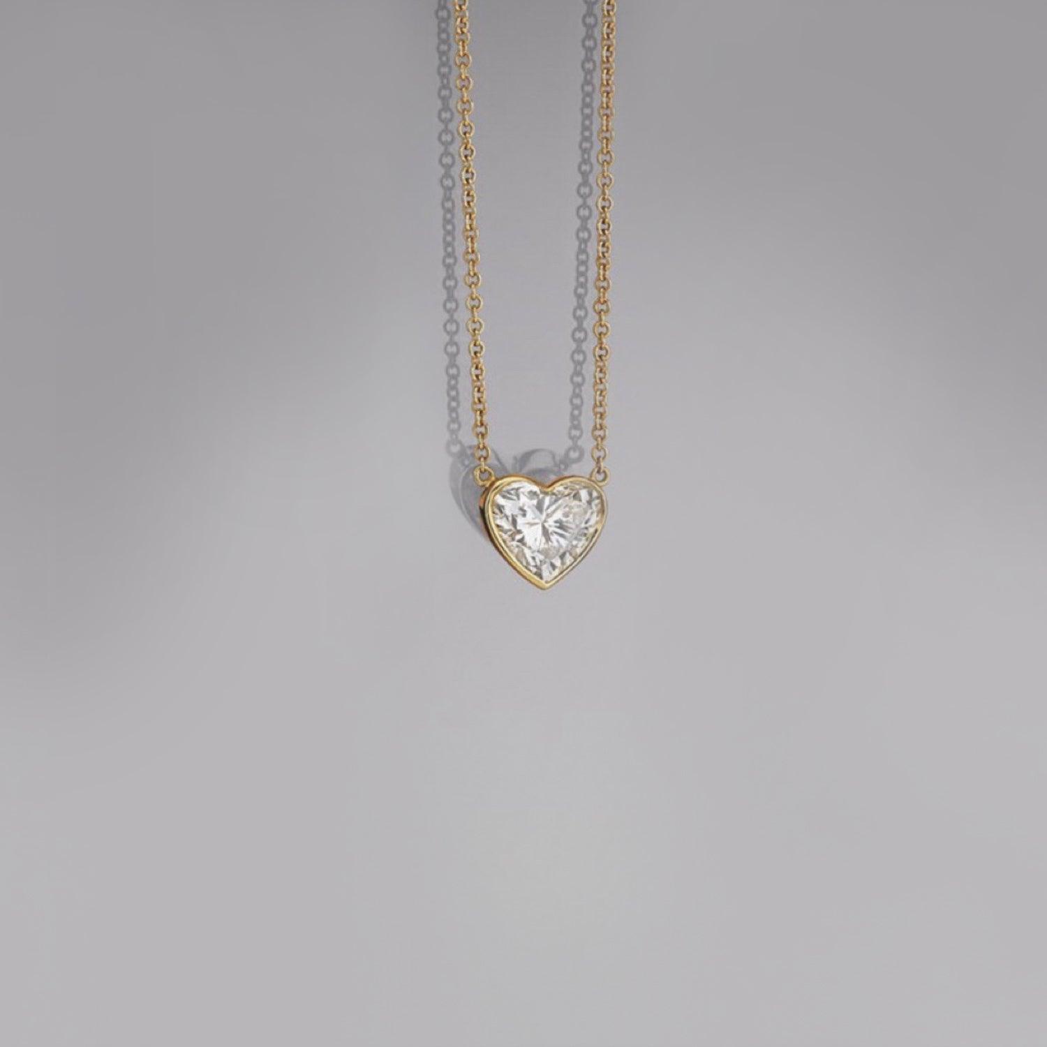 18K Gold-Plated Stainless Steel Pendant Necklace Style C One Size