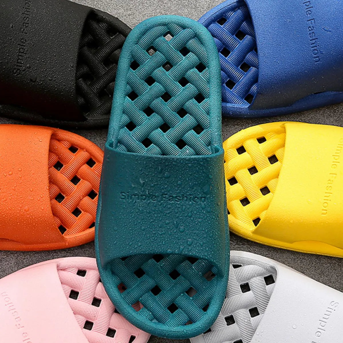 Open Toe Platform Slippers