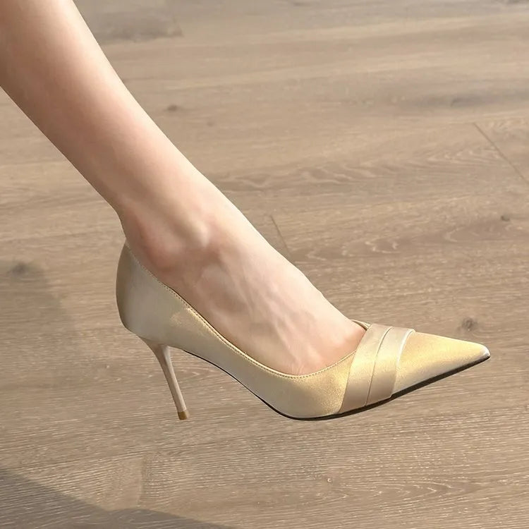 Point Toe Stiletto Pumps