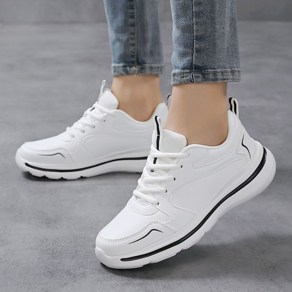 Round Toe Flats Athletic