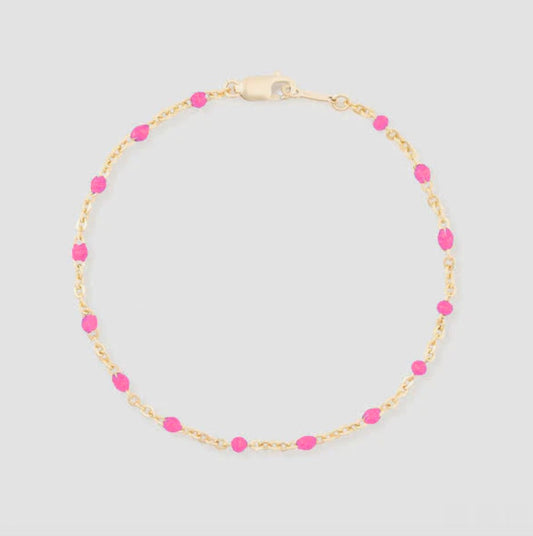 pink daisy bracelet