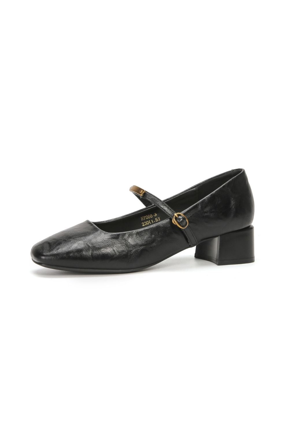 Square Toe Block Heel Pumps