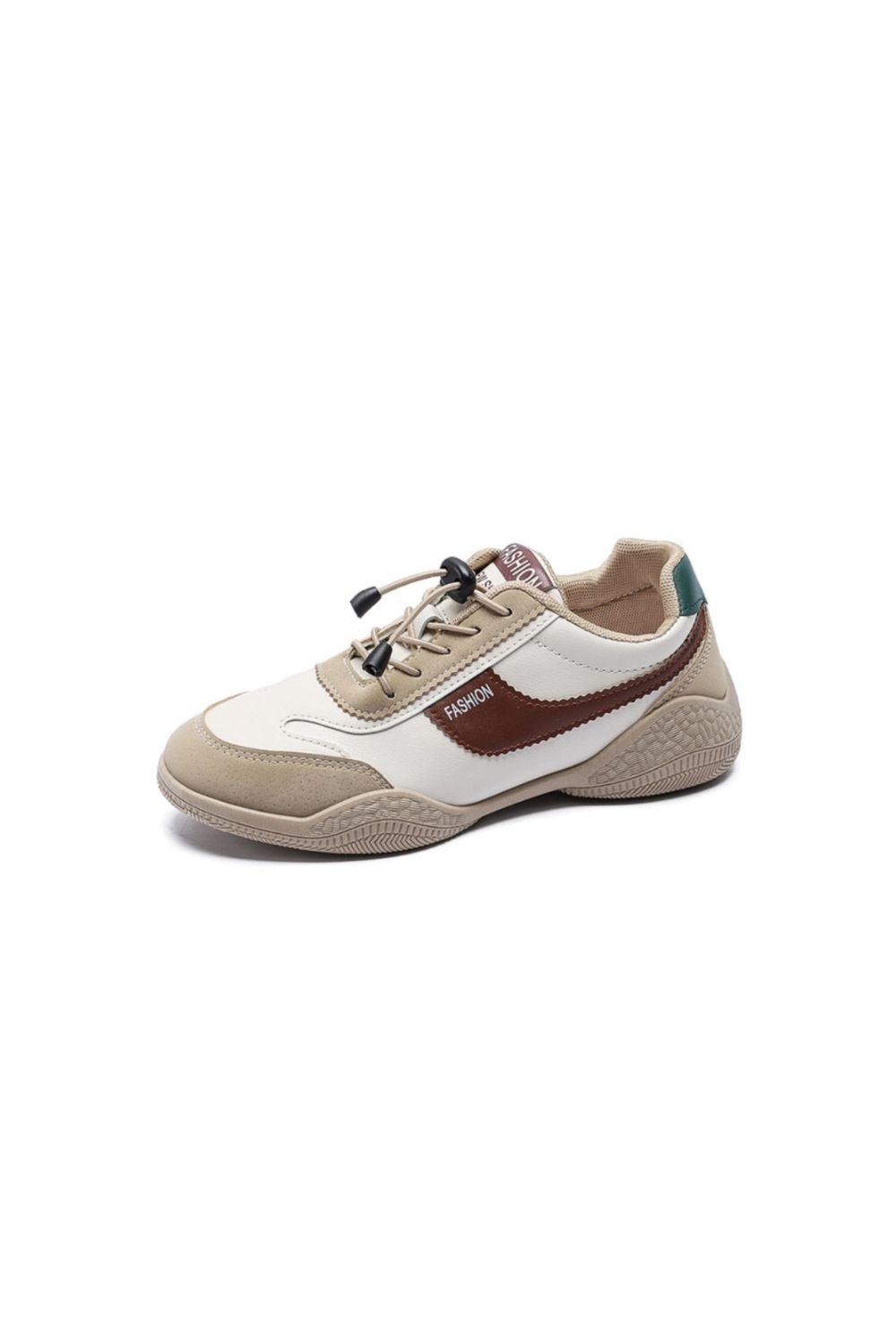 Elastic Lock Laces Flat Breathable Athletic Brown