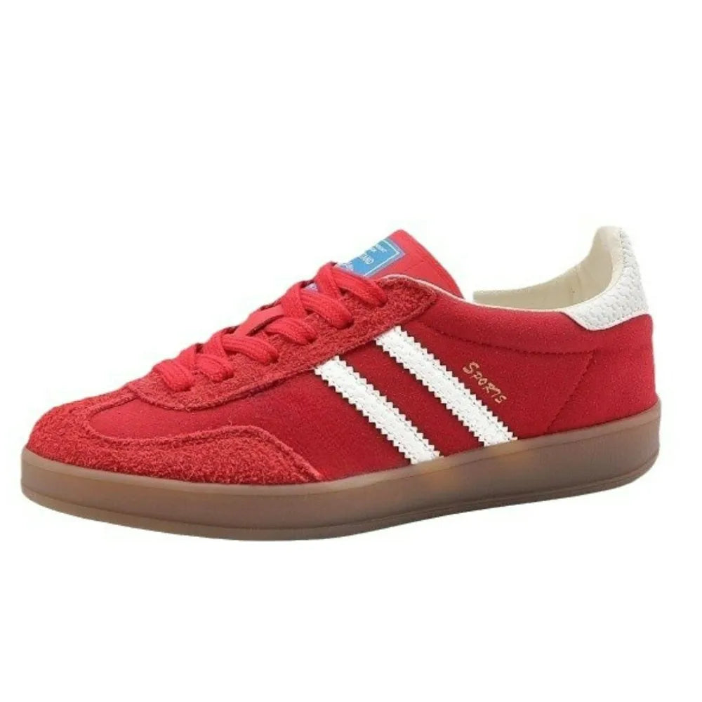 Round Toe Flats Sneakers Red