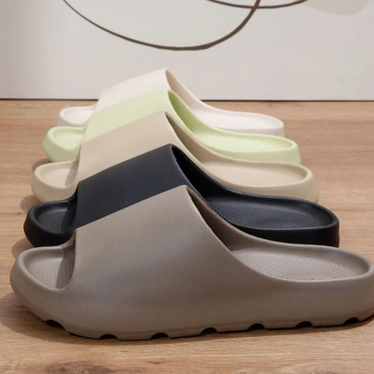 Open Toe Platform Slippers