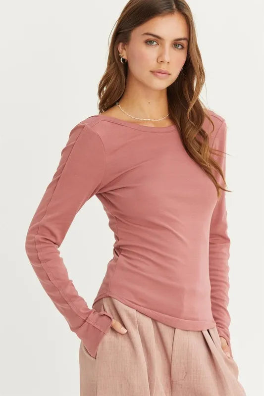HYFVE Western Style Top with Low Scoop Back