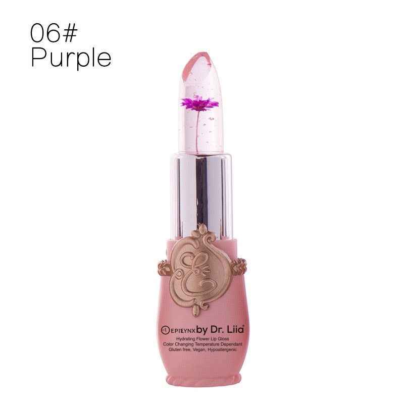 Lip Gloss - Hydrating Lip Butter, Lip Balm purple flower #6